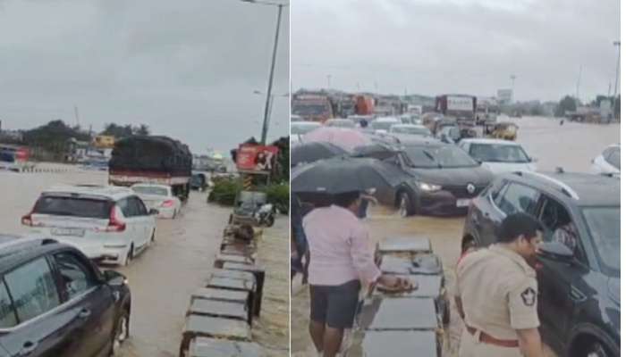 Heavy Rain fall: విజయవాడ, గుంటూరులో వర్ష బీభత్సం, విజయవాడ జలమయం, గుంటూరులో ముగ్గురి మృతి