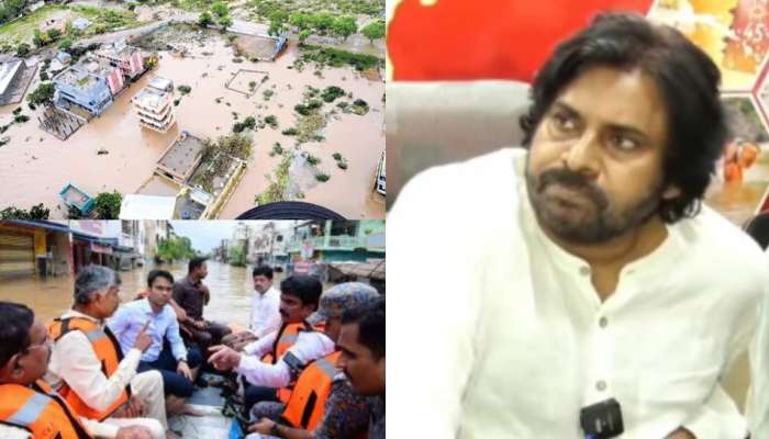 Pawan kalyan: వరద ప్రాంతాల్లో అందుకే వెళ్లలేదు.. ప్రతిపక్షాలకు గట్టిగా ఇచ్చి పడేసిన డిప్యూటీ సీఎం.. వీడియో ఇదిగో..