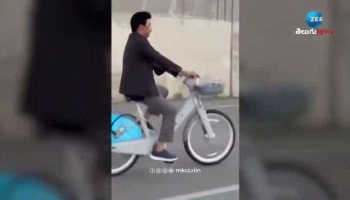 Tamilnadu CM Viral Video: Tamil Nadu CM MK Stalin Rides Bicycle In Chicago