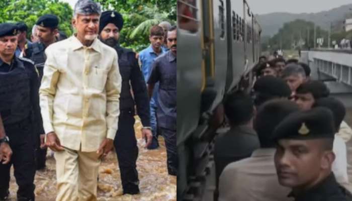 Chandrababu naidu:  చంద్రబాబుకు తప్పిన పెను ప్రమాదం.. మూడడుగుల దూరంలో ఆగిన ట్రైన్.. వీడియో వైరల్..