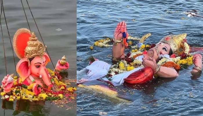 Ganesh Immersion: గణేశ్‌ ఉత్సవాల వేళ తెలంగాణలో మతసామరస్యం.. ఏపీలో ఉద్రిక్తత