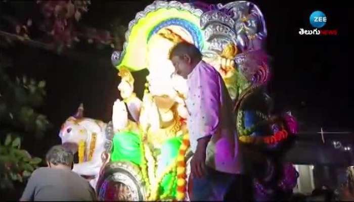 Ganesh immersion Halchal With Songs of Jagan