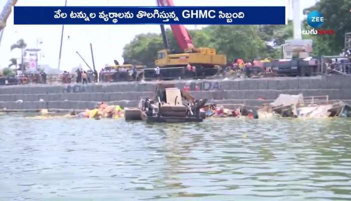  Hussain Sagar Cleaning Operation Started Check News Update dh