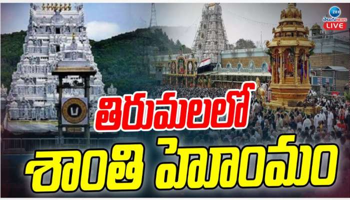 Tirumala Mahashanti Homam:తిరుమల ఆలయంలో మహా శాంతి హోమం.. ప్రత్యేకతలు ఇవే..