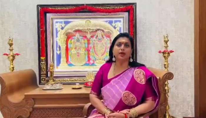 Ex Minister RK Roja Slams Chandrabababu On Tiruapati Laddu Row Supreme Court Instructions Rv