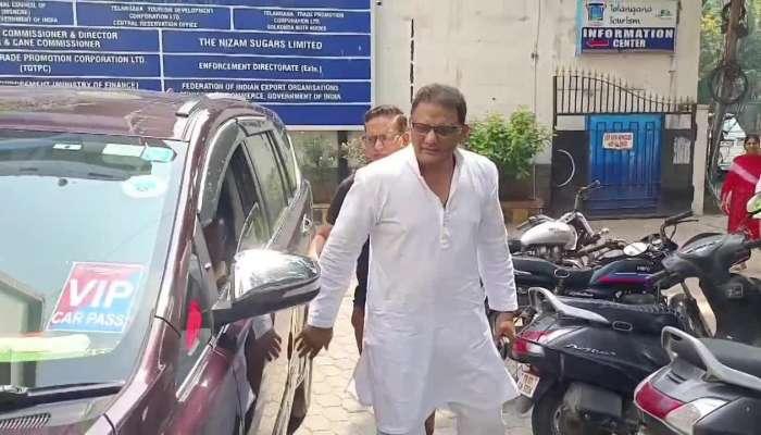 Congress Leader Mohammad Azharuddin Attends ED Interragation In Hyderabad Rv 