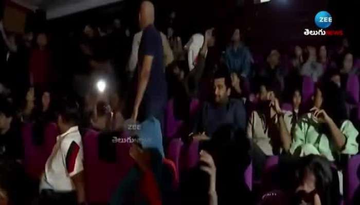 Allu Arjun Family At Theatre: Allu Arjun And Sneha Reddy At Sandhya Theatre 