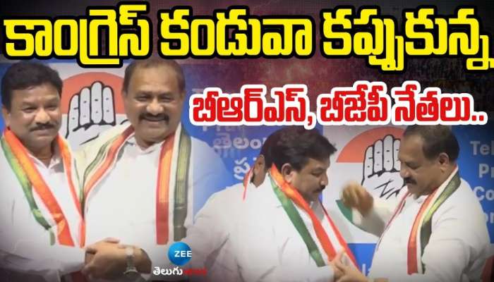 Congress Party: కాంగ్రెస్‌ డబుల్‌ షాక్‌.. హస్తం గూటికి బీఆర్‌ఎస్‌, బీజేపీ నాయకులు