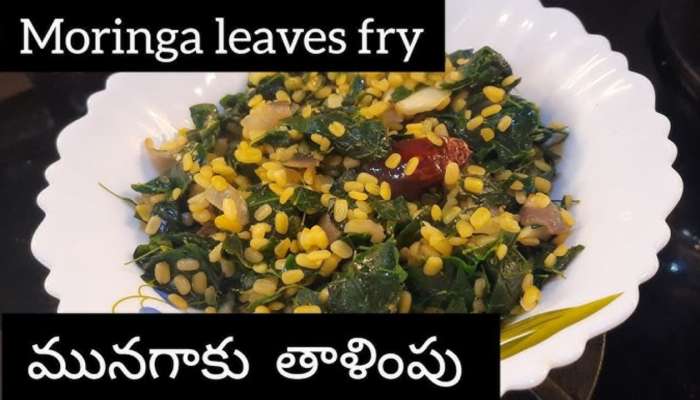 Moringa Fry: మునగాకు ఫ్రై ఇలా చేస్తే టేస్ట్ అదిరిపోతుంది..!