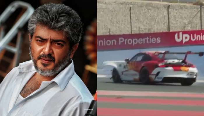 Ajith Kumar: వెంట్రుక వాసిలో కారు ప్రమాదం నుంచి బైటపడ్డ హీరో అజిత్.. షాకింగ్ వీడియో..