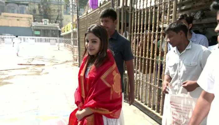 Actress Samyuktha Menon Visit Tirumala Temple Rv