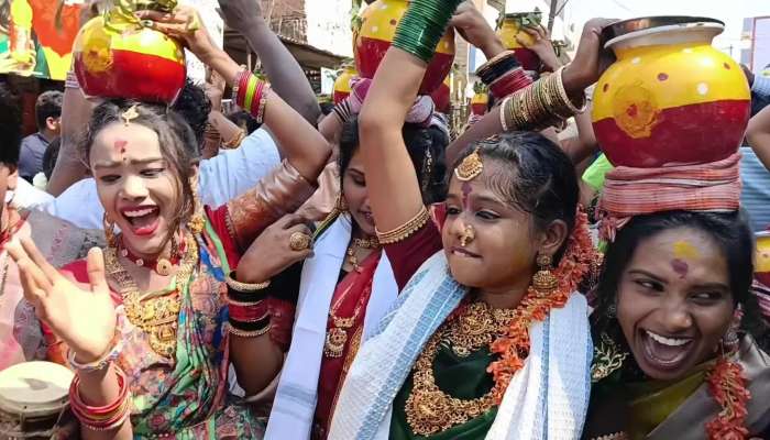 Telangana Folk Artists Done Google Amma Bonalu And YouTube Bonalu Rv