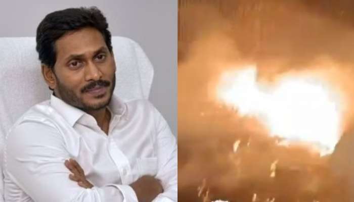 YS Jagan: జగన్ కు చంపేందుకు కుట్ర..?.. అగ్ని ప్రమాదంపై మండిపడుతున్న వైసీపీ నేతలు.. వీడియో వైరల్..