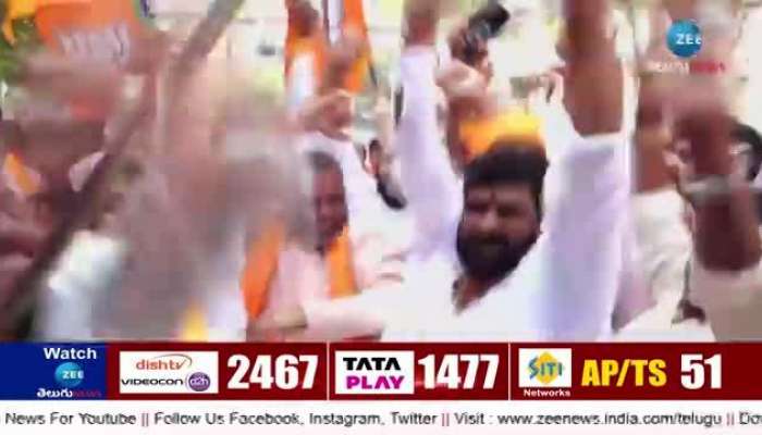 BJP Leaders Celebrate Party's Victory in Delhi