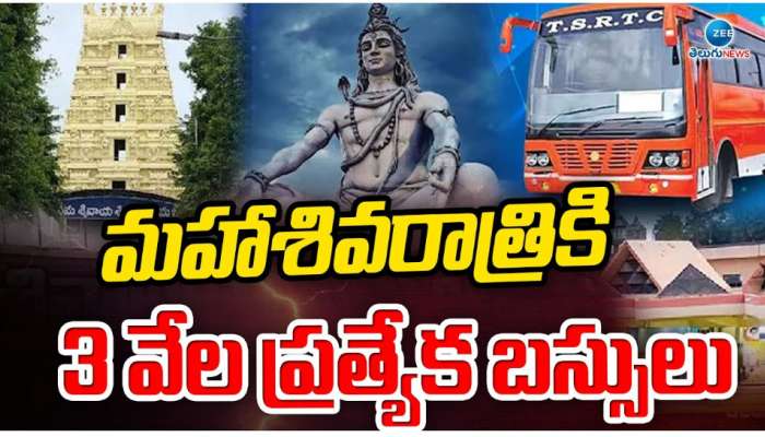 Maha Shivaratri Spl Buses: మహా శివరాత్రికి తెలంగాణ ఆర్టీసీ 3 వేల ప్రత్యేక బస్సులు.. 