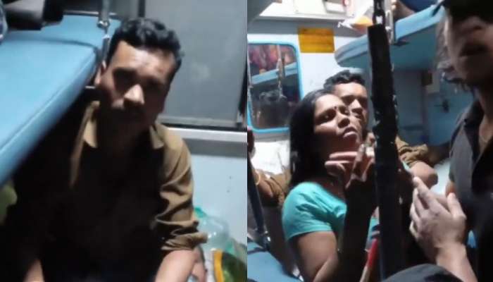 Viral Video: ఛీ.. ఛీ ఇదేంటీ.. భార్య ముందే నిద్రిస్తున్న మరో యువకుడ్ని ముద్దు పెట్టిన ప్రయాణికుడు.. వీడియో వైరల్..