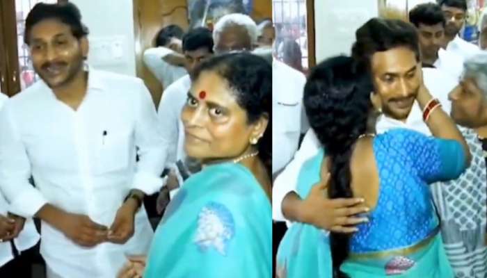 YS Jagan Video: వివాదాలకు ఫుల్ స్టాప్..!.. విజయమ్మను ఆత్మీయంగా హత్తుకున్న వైఎస్ జగన్.. వీడియో వైరల్..