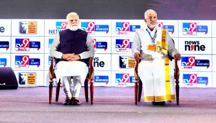 PM Narendra Modi: వాట్ ఇండియా థింక్స్ టుడే సమ్మిట్‌లో భారత ప్రధాని నరేంద్ర మోదీ.. 