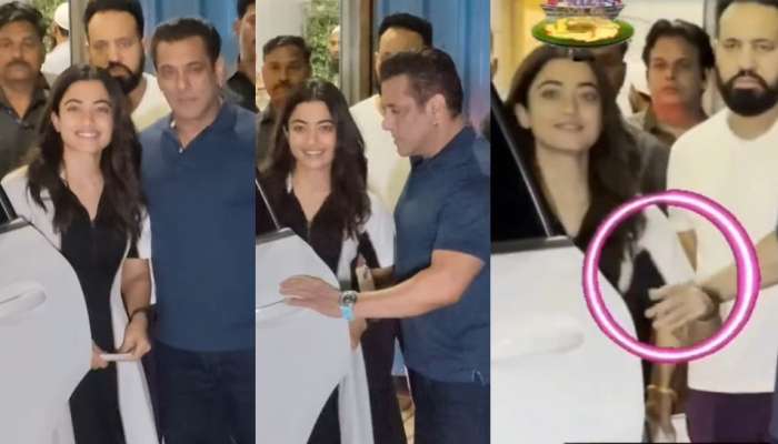 Rashmika Mananna Video: రష్మిక మందన్నకు ఘోర అవమానం..!..  కారులో ఉండగా జబర్దస్తీ చేసిన సల్మాన్ ఖాన్.. ఇదిగో ప్రూఫ్ వీడియో... 
