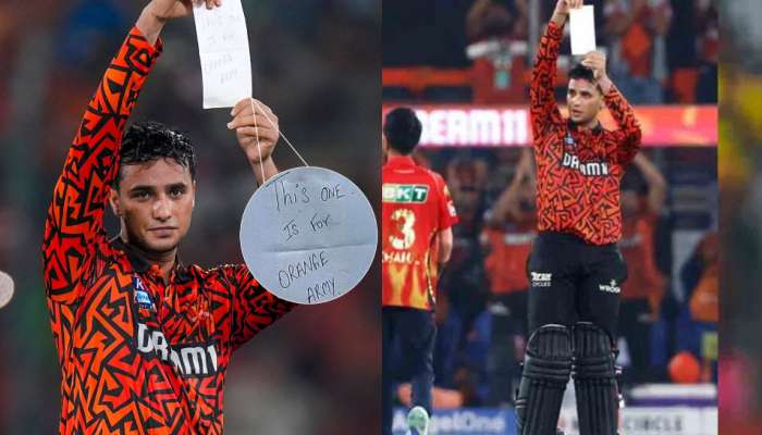 Abhishek Sharma: అభిషేక్ శర్మ సెంచరీ సంబురాలు..ఆ పేపర్ లో ఏం రాసి ఉందో తెలుసా?