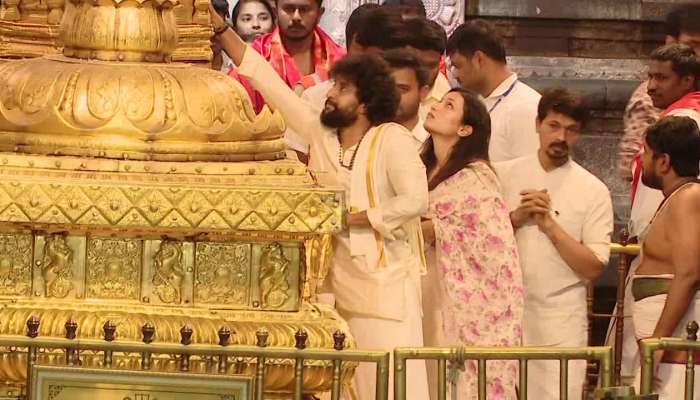 Hero Nani And Heroine Srinidhi Shetty Visits Tirumala Amid Hit 3 Movie Release Rv