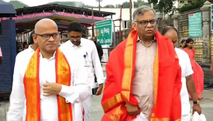 VVIPs Visits Tirumala Including RK Roja SS Thaman And Aadi Sai Kumar Ashwin Also