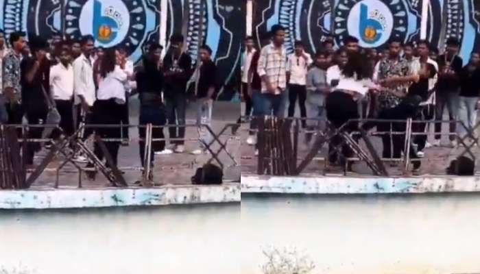 Viral Video: ఇదెక్కడి మాస్ రా మావా.. జుట్లు పట్టుకుని, ఫైటింగ్ కు దిగిన అమ్మాయిలు.. వీడియో వైరల్..