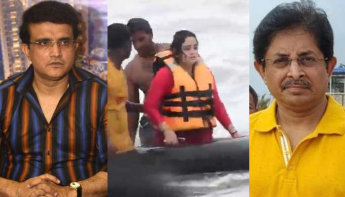 Ganguly Family Speedboat Accident Video: భారీ ప్రమాదం నుంచి బైటపడ్డ సౌరభ్ గంగూలీ ఫ్యామిలీ.. పూరీలో స్పీడ్ బోట్ బోల్తా.. వీడియో వైరల్..