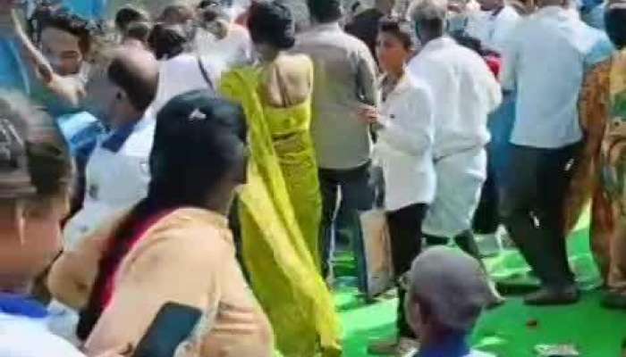 Huge Fight For Yoga Mat in AP On Yoga Day