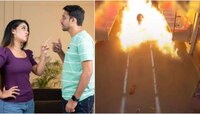 Man sets Train Fire Video: ఏంట్రా ఇంత వైలెంట్‌గా ఉన్నాడు.!. భార్య మీద కోపంతో రైలుకు 