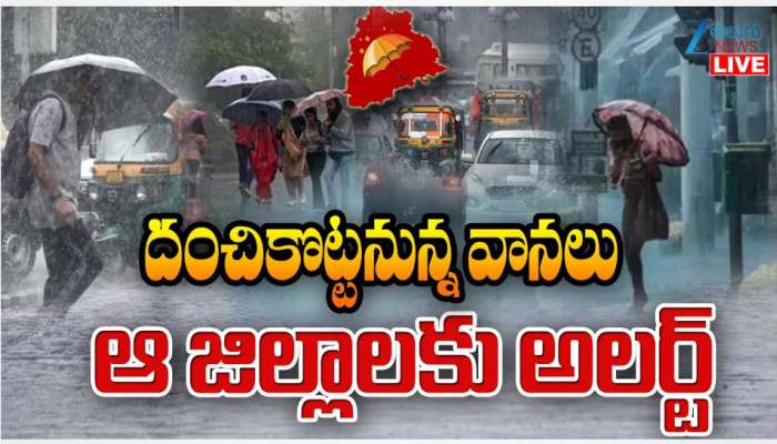 Telangana Rains: తెలంగాణలో దంచి కొట్టనున్న వానలు.. ఆ జిల్లాలకు అలర్ట్..