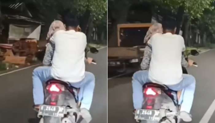 Lovers Romance Video: నడి రోడ్డు మీద లవర్స్ శృంగారం.. హగ్‌లు, ముద్దులతో పచ్చిగా రెచ్చిపోయిన జంట.. వీడియో వైరల్..