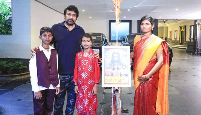 Megastar Lady Fan: చిరంజీవి కోసం ఏకంగా 312 కి.మీ సైకిల్ మీద వచ్చిన మహిళ.. రాఖీ కట్టి తన అభిమానాన్ని చాటుకున్న వీరాభిమాని 