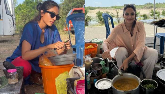 Sobhita Dhulipala Video: అరె వావ్.. చెఫ్ గా మారిన అక్కినేని కోడలు.. గరిట తిప్పుతూ సెట్స్‌లో రచ్చ.. వీడియో వైరల్..