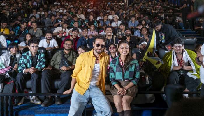 Rashmika Mandanna: ముంబైలో ’డీమన్ స్లేయర్’ స్పెషల్ స్క్రీనింగ్ లో  టైగర్ ష్రాఫ్ తో కలిసి సందడి చేసిన రష్మిక మందన్న..