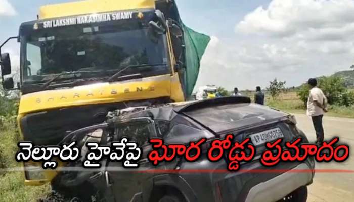 Road Accident: నెల్లూరు జిల్లాలో ఘోర రోడ్డు ప్రమాదం.. చిన్నారితో సహా ఏడుగురు స్పాట్ డెడ్.. నుజ్జునుజ్జయిన మృతదేహాలు  