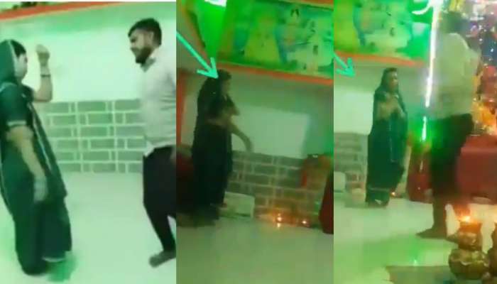 Video Viral: అయ్యో.. భర్తతో గర్భా డ్యాన్స్ చేస్తుండగా కుప్పకూలీన మహిళ.. ఏం జరిగిందంటే..?.. వీడియో వైరల్..