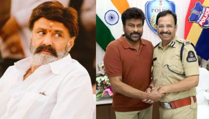 Chiranjeevi with CP Sajjanar: సీపీ సజ్జనార్ ను కలిసిన మెగాస్టార్ చిరంజీవి.. అసలు కారణం ఏంటో తెలుసా..?