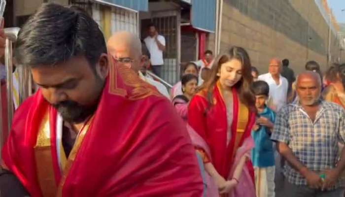 Uppena Movie Fame Keerthy Shetty Visits To Tirumala Temple