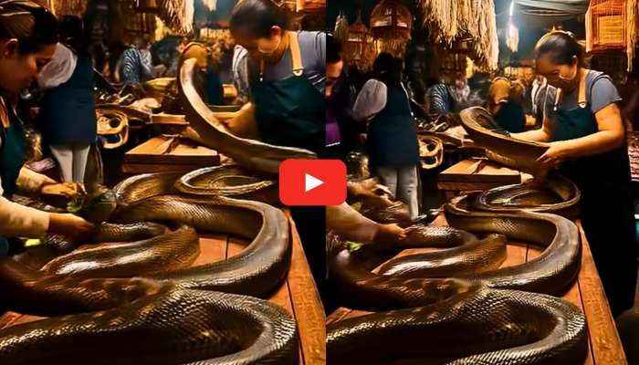 Snake Market Video Watch: వామ్మో.. పాముల మార్కెట్.. కేజీల లెక్కన అమ్మెస్తున్న దృశ్యాలు.. వీడియో ఇదే..