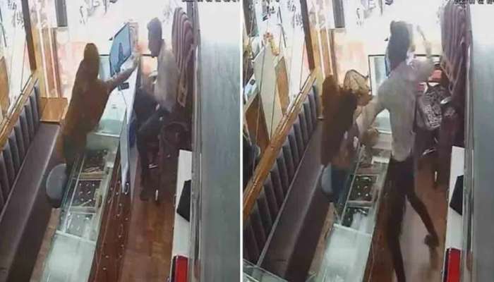 Robbery: కళ్లలో కారం కొట్టి గోల్డ్ షాప్‌లో దొంగతనానికి యత్నం.. మహిళను చావబాదిన ఓనర్..!