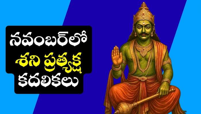 Shani Dev Effects: నవంబర్‌లో శని ప్రత్యక్ష కదలికలు.. ఈ రాశుల వారికి బిగ్ జాక్పాట్.. ఊహించని ఆదాయం!