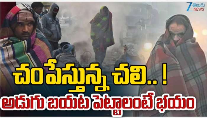 Telangana Cold Waves: చంపేస్తున్న చలి..! అడుగు బయట పెట్టాలంటే భయం..   