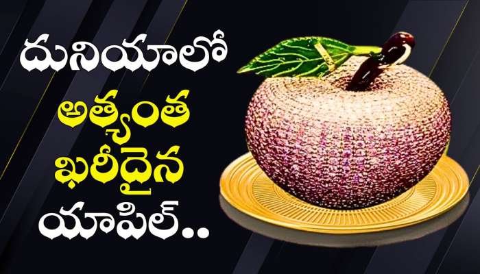 Most Expensive Apple: దునియాలో అత్యంత ఖరీదైన యాపిల్.. దీని విలువ తెలిస్తే.. ఆశ్చర్యపోతారు!