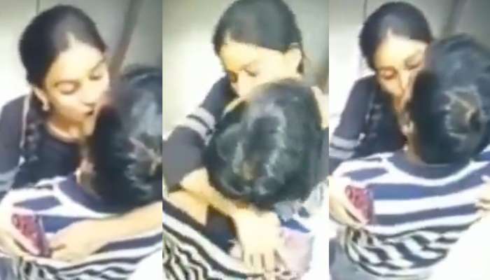 Romance in Lift Video: లిఫ్ట్‌లో రెచ్చిపోయిన అమ్మాయి.. బిగి కౌగిలిలో ప్రియుడ్ని బంధించి కసితీరా ముద్దులు.. వీడియో వైరల్..