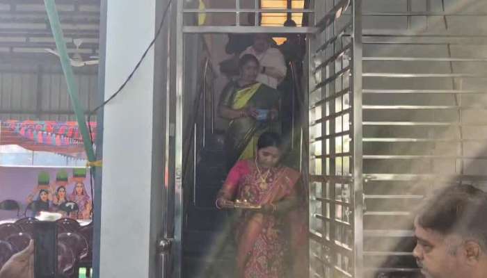 Telangana Minister Done Satyanarayan Vratham In His Camp Office