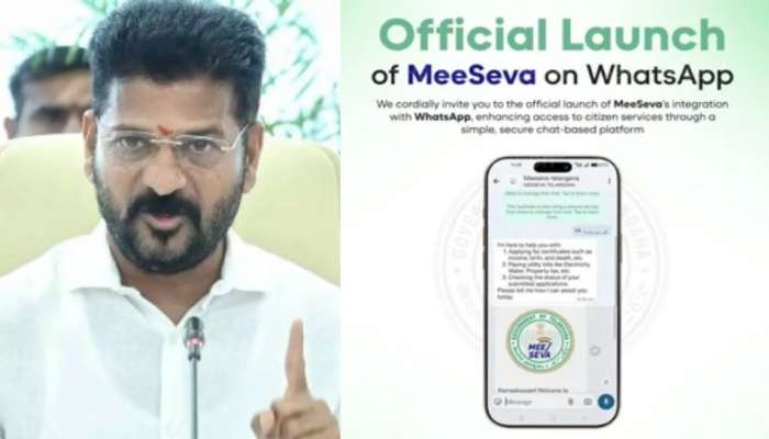 CM Revanth Reddy:  సీఎం రేవంత్‌ రెడ్డి మరో సంచలనం..  ఇకపై మీ-సేవ సర్టిఫికెట్లు వాట్సాప్‌లో.. డిటెయిల్స్..