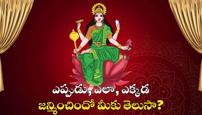 Goddess Lakshmi Matha Birth: డబ్బులు వర్షం కురిపించే లక్ష్మీదేవి ఎప్పుడు, ఎలా, ఎక్కడ జన్మించిందో మీకు తెలుసా?