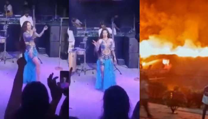 Goa club belly dance Video: ఒకవైపు బెల్లీ డ్యాన్స్.. మరో వైపు చెలరేగిన మంటలు.. గోవా ఘటన వీడియో వైరల్.. 