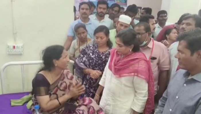 Home Minister Vangalapudi Anitha Visits Alluri District Bus Accident Victims